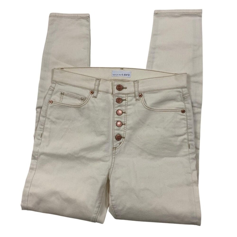 Loft High Waist skinny ankle Jeans Women's size 27/4